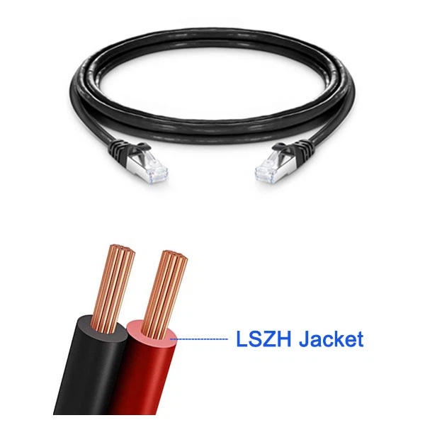 Cable de conexión de red con chaqueta LSZH