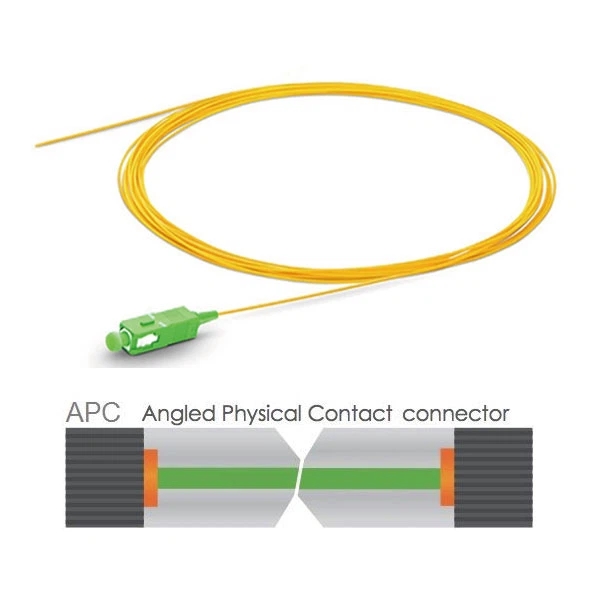 Cable flexible de fibra óptica de APC