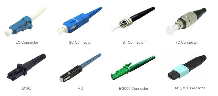  tipos de conectores de fibra óptica