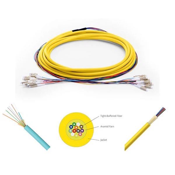 Distribution fiber thaj cable