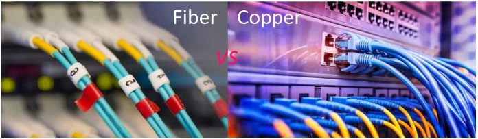 copper cable VS fiber cable