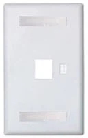 wall style 1 port faceplate