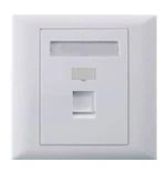 wall style 1port faceplate