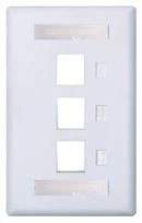 wall style 3 ports faceplate
