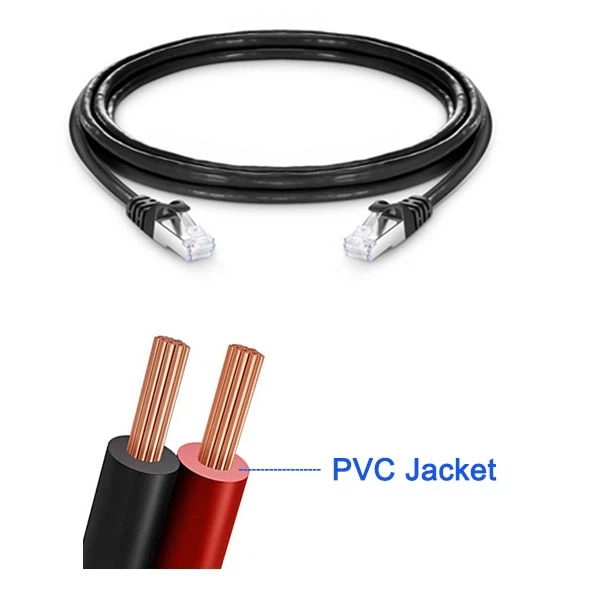 PVC jacket network patch cable